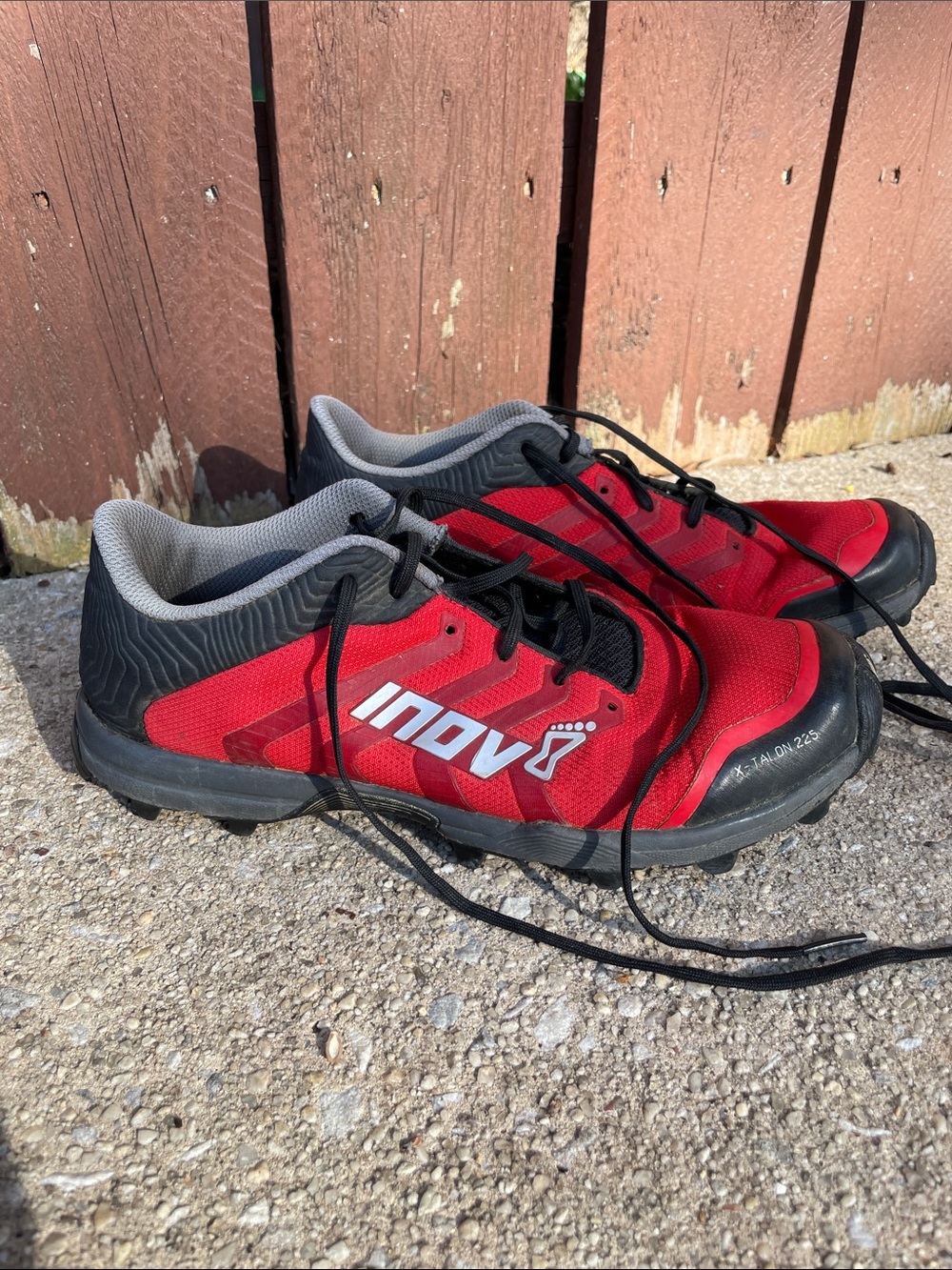 Inov-8 Men's Red and Black Trail Trainers